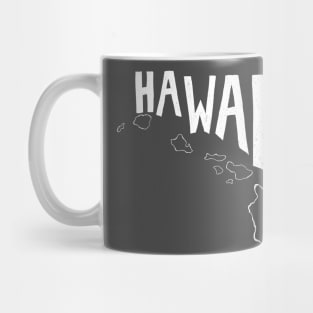 Hawaii (White Graphic) Mug